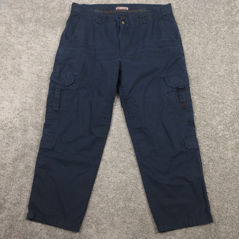 511 Tactical Pants Mens 40x32 Navy Blue Utility Workwear‎ Combat Ripstop Cargo